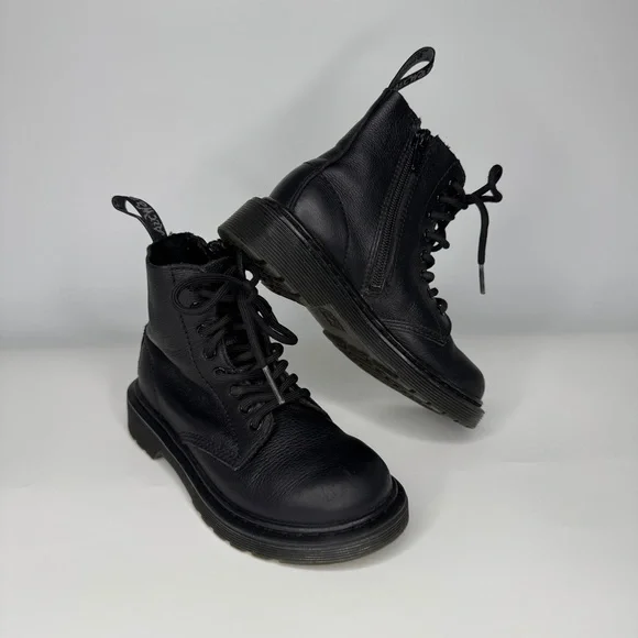 Leather Dr Martens Pascal Mono Junior Martens Shoes Dr Martens - Main Image